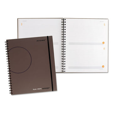 AT-A-GLANCE® Plan. Write. Remember. Planning Notebook Two Days Per Page , 11 X 8.38, Gray Cover, Undated freeshipping - TVN Wholesale
